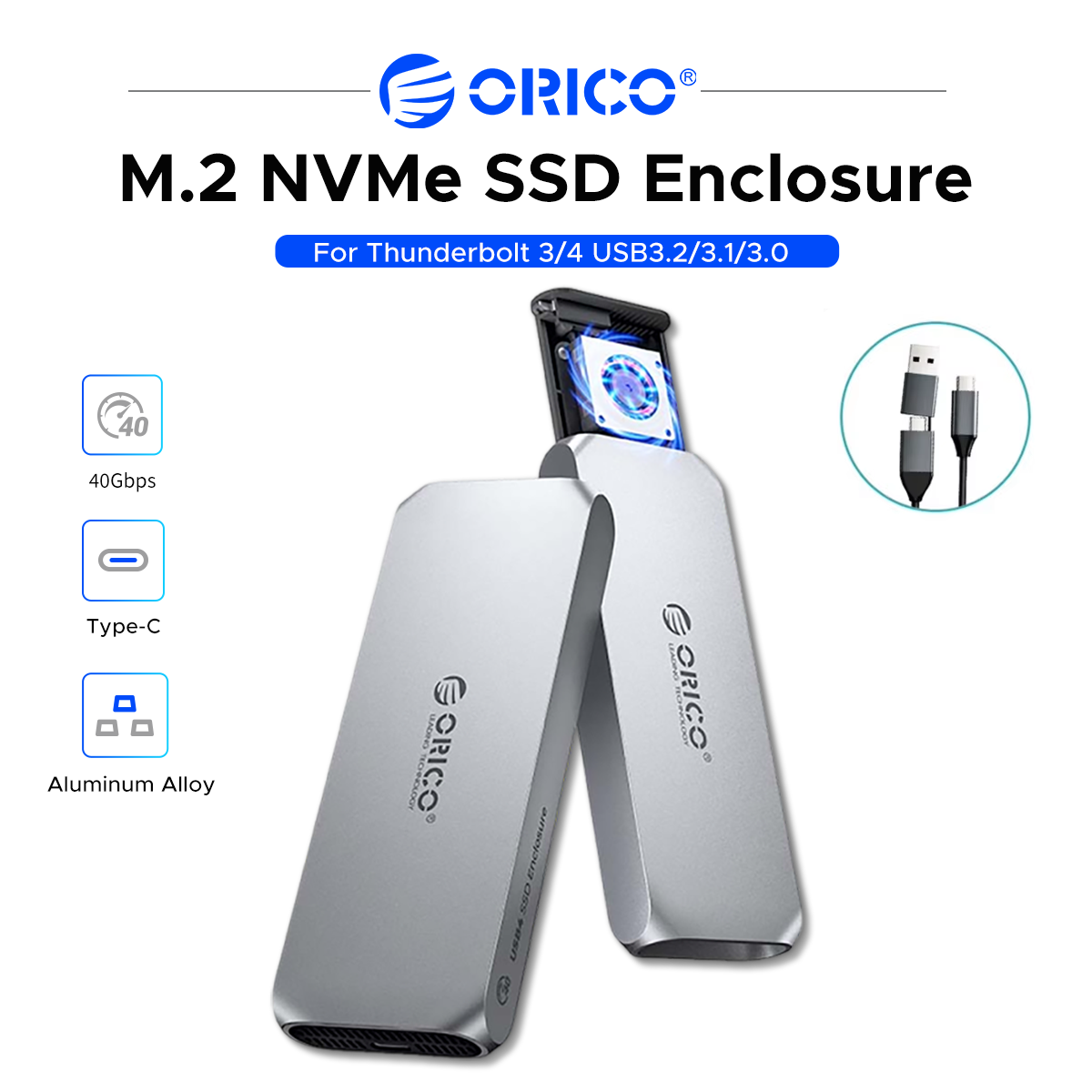 ORICO USB4 M.2 NVMe SSD Muhafa - Usb4 40Gbps External Ssd 8Tb incelemesi ve fiyatı